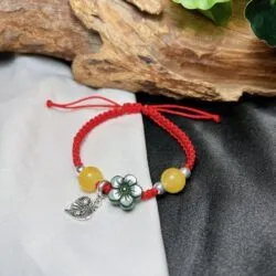 Vòng hoa mai Ngọc bích Canada mix hổ phách - Ảnh 3