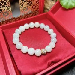 Vòng chuỗi ngọc Cẩm thạch Miến Điện mix bạc Vòng chuỗi ngọc Cẩm thạch Miến Điện mix bạc