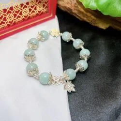 Vòng chuỗi ngọc Cẩm thạch Myanmar mix ngọc trai - Ảnh 8