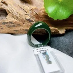 Nhẫn yên ngựa Ngọc bích Canada (nhận gia công theo yêu cầu) - Hình ảnh 2