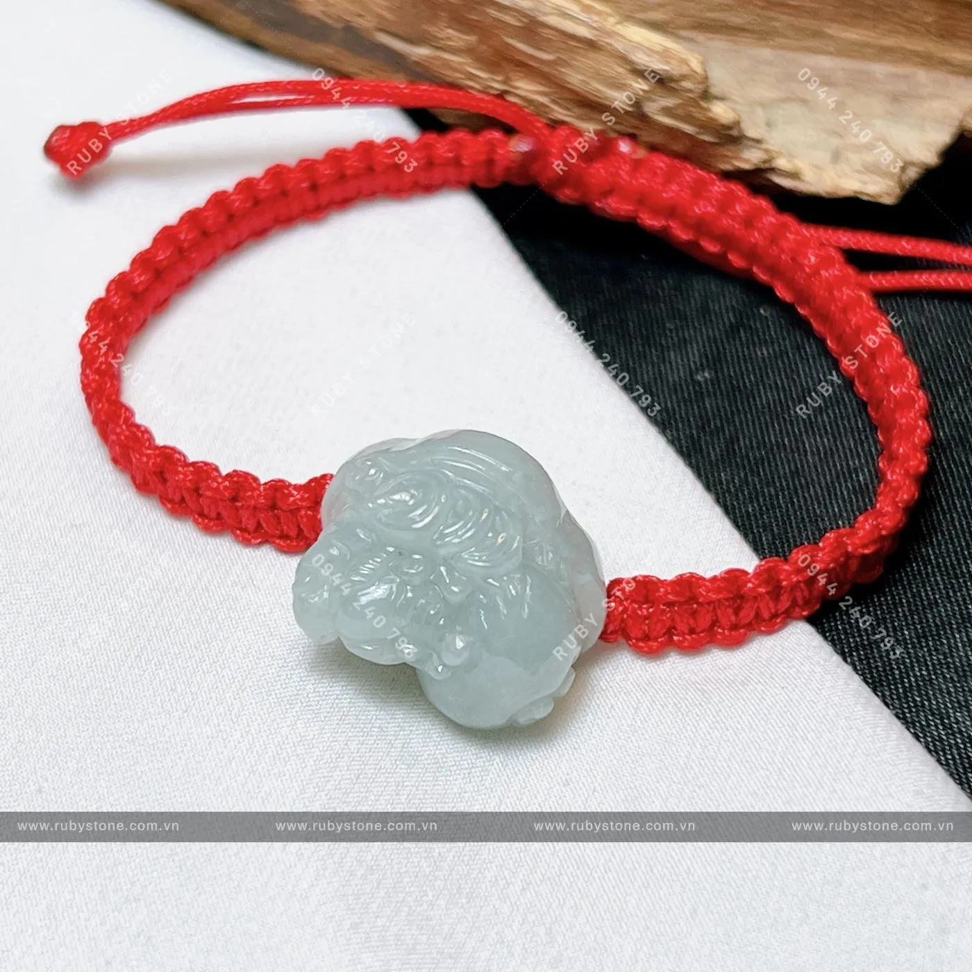 Vòng tay tỳ hưu ngọc Cẩm thạch Myanmar Vòng tay tỳ hưu ngọc Cẩm thạch Myanmar - Ảnh 5