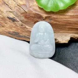 Phật A Di Đà ngọc Cẩm thạch Myanmar - Phật bản mệnh tuổi Tuất và Hợi - Ảnh 5