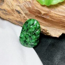 Phổ Hiền Bồ Tát ngọc Cẩm thạch sơn thuỷ cho tuổi Thìn - Tỵ - Ảnh 5