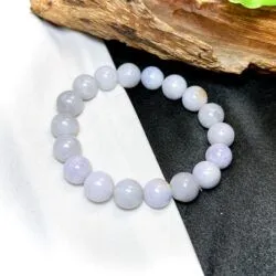 Vòng chuỗi ngọc Cẩm thạch tím 10 ly - Hình ảnh 6