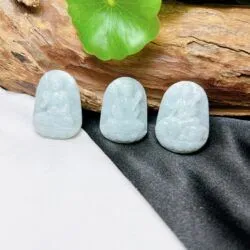 Phật bản mệnh ngọc Cẩm thạch Myanmar (hàng chạm thủ công) - Hình ảnh 4