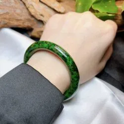 Vòng bản liền ngọc Cẩm thạch sơn thuỷ