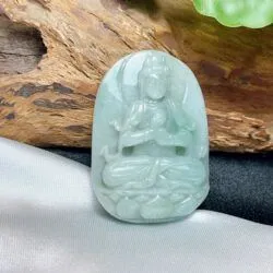 Gia công theo yêu cầu - Phật bản mệnh ngọc Cẩm thạch Myanmar - Hình ảnh 13