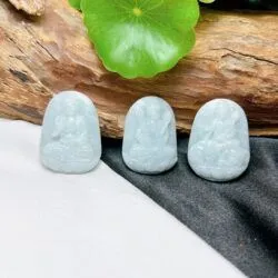 Phật bản mệnh ngọc Cẩm thạch Myanmar (hàng chạm thủ công)