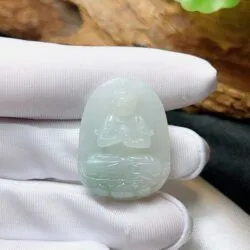 Gia công theo yêu cầu - Phật bản mệnh ngọc Cẩm thạch Myanmar - Hình ảnh 10