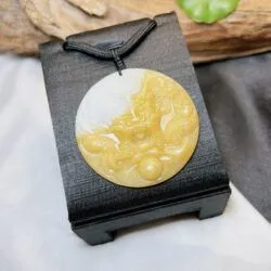 Mặt dây Rồng ngọc cẩm thạch huyết Miến Điện - Ảnh 5