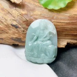 Gia công theo yêu cầu - Phật bản mệnh ngọc Cẩm thạch Myanmar - Hình ảnh 2