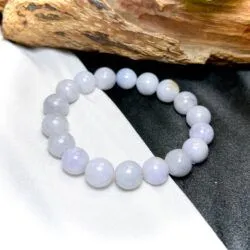 Vòng chuỗi ngọc Cẩm thạch tím 10 ly - Hình ảnh 2