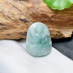 Gia công theo yêu cầu - Phật bản mệnh ngọc Cẩm thạch Myanmar - Hình ảnh 6
