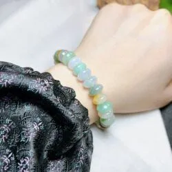 Vòng bánh xe đa sắc Ngọc cẩm thạch Myanmar - Ảnh 4