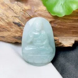 Gia công theo yêu cầu - Phật bản mệnh ngọc Cẩm thạch Myanmar - Hình ảnh 4