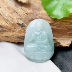 Gia công theo yêu cầu - Phật bản mệnh ngọc Cẩm thạch Myanmar - Hình ảnh 5