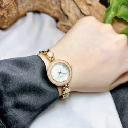 Đồng hồ nữ ngọc bích Hòa Điền (máy pin - quartz) - Ảnh 4