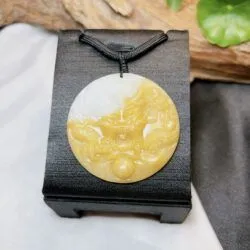 Mặt dây Rồng ngọc cẩm thạch huyết Miến Điện - Ảnh 2