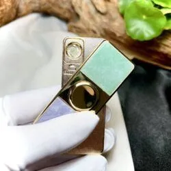 Bật lửa (hộp quẹt) ngọc Cẩm thạch Myanmar