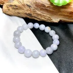 Vòng chuỗi ngọc Cẩm thạch tím 10 ly - Hình ảnh 3