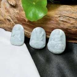 Phật bản mệnh ngọc Cẩm thạch Myanmar (hàng chạm thủ công) - Hình ảnh 3