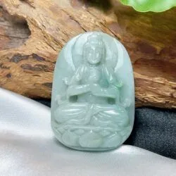Gia công theo yêu cầu - Phật bản mệnh ngọc Cẩm thạch Myanmar - Hình ảnh 12