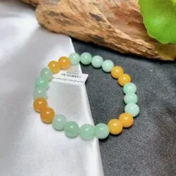 Vòng chuỗi ngọc Cẩm thạch Myanmar 7.6 ly - Hình ảnh 5