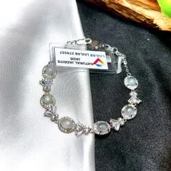 Lắc tay ngọc Phỉ thúy băng chủng Myanmar, vàng 18k - Hình ảnh 3