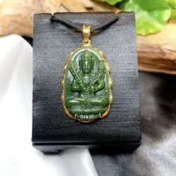 Hư không tạng bồ tát Ngọc bích Canada, vàng 18k