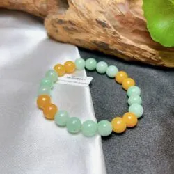 Vòng chuỗi ngọc Cẩm thạch Myanmar 7.6 ly - Hình ảnh 4