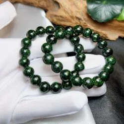Vòng chuỗi ngọc Cẩm thạch sơn thuỷ 10 ly - Hình ảnh 5