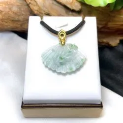 Mặt dây cá vàng ngọc Phỉ thúy Myanmar, vàng 18k