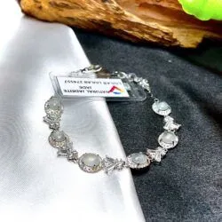Lắc tay ngọc Phỉ thúy băng chủng Myanmar, vàng 18k