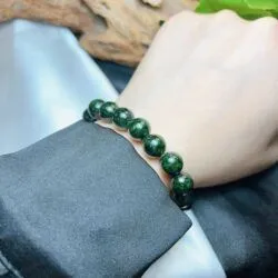 Vòng chuỗi ngọc Cẩm thạch sơn thuỷ 10 ly - Hình ảnh 6