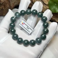 Vòng chuỗi ngọc Phỉ thúy lam ngọc 12 ly - Ảnh 5