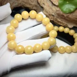 Vòng chuỗi ngọc Cẩm thạch hoàng phỉ 13 ly - Hình ảnh 6