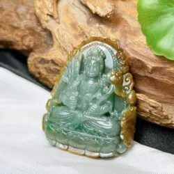 Hư không tạng ngọc Phỉ thúy 3 màu Myanmar - Ảnh 5
