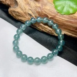 Vòng chuỗi ngọc Phỉ thúy lam ngọc 8.8 ly - Ảnh 9