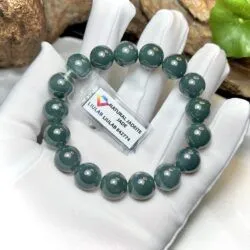 Vòng chuỗi ngọc Phỉ thúy lam ngọc 12 ly - Ảnh 6