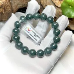 Vòng chuỗi ngọc Phỉ thúy lam ngọc 12 ly - Ảnh 8