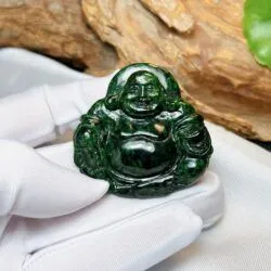 Phật Di Lặc ngọc Cẩm thạch sơn thuỷ Myanmar - Ảnh 7