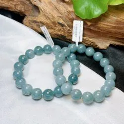 Vòng chuỗi Lam ngọc 10 ly - Hình ảnh 4