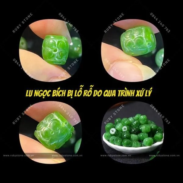 Cách nhận biết Ngọc bích đã qua xử lý