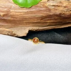 Nhẫn ngọc phỉ thúy Myanmar, vàng 18k