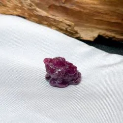 Thiềm thừ (cóc 3 chân) đá quý Ruby Nam Phi - Ảnh 4