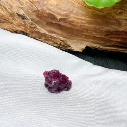 Thiềm thừ (cóc 3 chân) đá quý Ruby Nam Phi - Ảnh 5