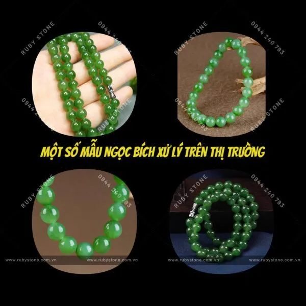 Cách nhận biết Ngọc bích đã qua xử lý