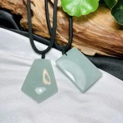 Mặt dây vô sự bài ngọc Cẩm thạch Myanmar - Ảnh 2