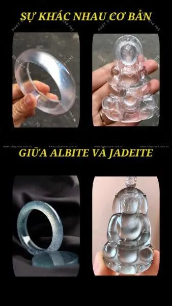Tổng quan về Albite - Ngọc bọt nước và cách phân biệt Albite và Jadeite