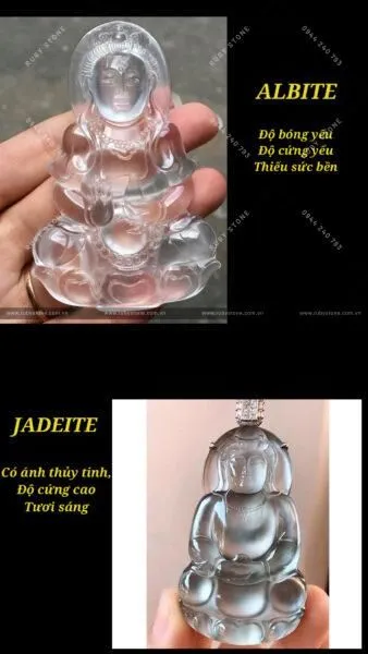 Tổng quan về Albite - Ngọc bọt nước và cách phân biệt Albite và Jadeite